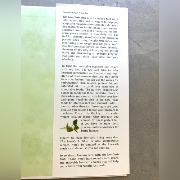 The Low Carb Bible Guide to a Low Carb Lifestyle & Cookbook - Picture 7 of 7